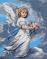 Картина за номерами Преміум Небесний ангел PBS3232 40х50 см Brushme  - фото 7011860