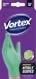 Рукавички нітрилові Vortеx з запахом лайму стандартні р. M 5 пар/уп. зелені