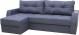 Кутовий диван Garnitur.plus Лорд синій 220 см (DP-20)