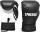 Боксерські рукавиці SPORTKO 3010 10oz чорний із білим