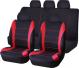 Комплект чохлів на сидіння Auto Assistance універсал TY1842-2 чорний із червоним