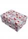 Коробка подарочная прямоугольная серая hohoho 29х22х12.5см 1110