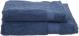 Полотенце махровое с бордюром 70x140 см синий La Nuit