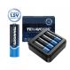 Акумулятор TENAVOLTS Lithium 1,5 В із зарядним пристроєм AA (R6, 316) 4 шт. (717)