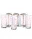 Набор стаканов высоких Цветочный блюз розовый 200 мл 6 шт. Galleryglass