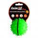 Іграшка для собак AnimAll Fun м’яч каштан зелений 7 см
