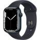 Смарт-годинник Apple Watch Series 7 45mm Midnight Aluminium Case with Midnight Sport Band (MKN53RB/A)