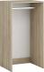 Корпус шафи Грейд Санта зі штангою 600х1100х500 мм дуб сонома