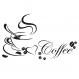 Декоративна наліпка Zatarga Чашка кави 2 Z180029 в асортименті 90x56 см