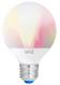 Умная лампа WIZ Wi-Fi Color & White (WZE20089581) 12 Вт G95 разноцветная E27 220 В 2200-6500 К