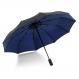 Зонт KRAGO с двойным куполом черно-синий