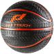 Баскетбольный мяч Pro Touch Asfalt Basketball 240334-901050 р. 7 черный с оранжевым