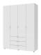 Шкаф для одежды Doros Гелар 2034x1550x495 мм белый