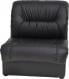 Диван-кресло прямой Примтекс Плюс Vizit 01 D-5 черный 810x960x840 мм
