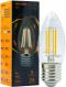 Лампа светодиодная Emilight FIL CL C35 5 Вт E27 3000 К 220 В прозрачная LED Filament C35-5W-3000K-E27-