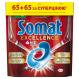Таблетки для ПММ Somat Exellence (65 шт. + 65 шт.) 130 шт.