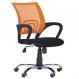 Кресло AMF Art Metal Furniture Веб Хром Tilt спинка-сетка черный/оранжевый