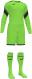 Комплект футбольной формы Joma ZAMORA V GOALKEEPER SET FLUOR GREEN L/S 101477.020 XS зеленый