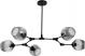 Светильник потолочный Accento lighting Molecule 5x60 Вт E27 черный
