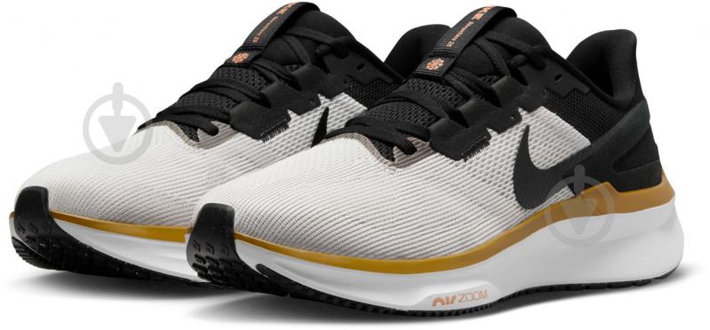 Кроссовки мужские Nike AIR ZOOM STRUCTURE 25 DJ7883-103 р.41 бело-черные - фото 5