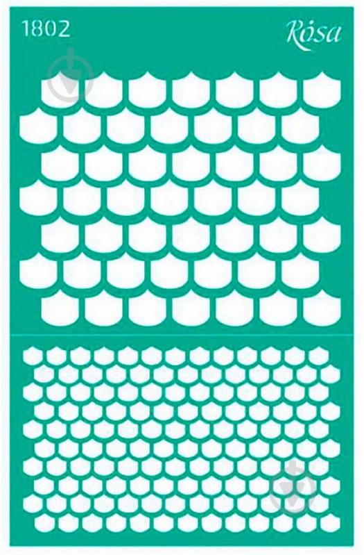 Трафарет багаторазовий самоклейкий Фоновий №1802 серія Текстури 130х200 мм GPT50083155 1 шт. Rosa Talent - фото 1