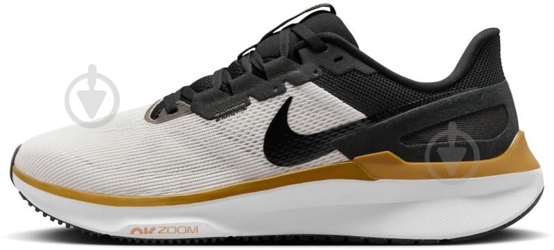 Кросівки чоловічі Nike AIR ZOOM STRUCTURE 25 DJ7883-103 р.44 біло-чорні - фото 3