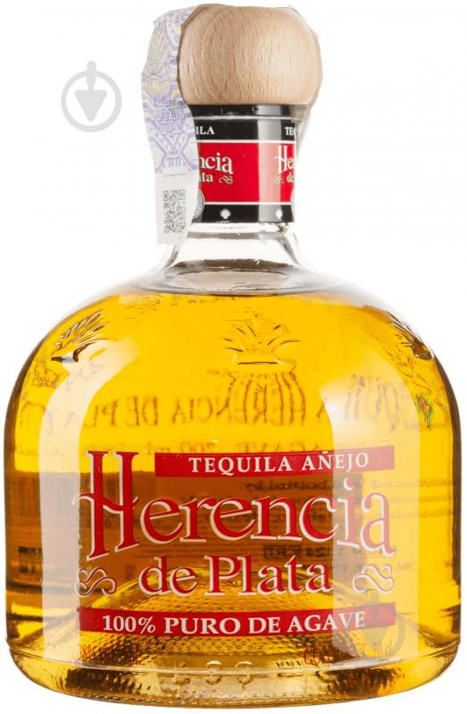 Текила Herencia de Plata 100% Agava Anejo 0,7 л 38% - фото 1