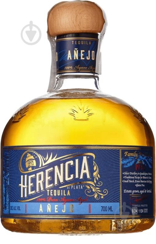 Текила Herencia de Plata 100% Agava Anejo 0,7 л 38% - фото 1 Текила Herencia de Plata 100% Agava Anejo 0,7 л 38% - фото 1