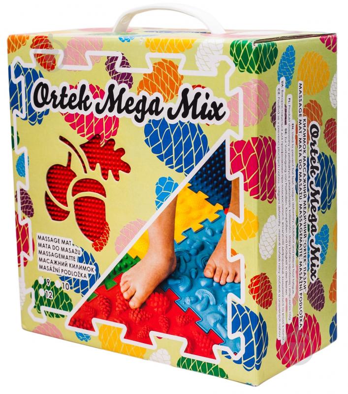 Массажный коврик Ортек Пазлы 6 эл. + 6 Треугольников 12731 - фото 13