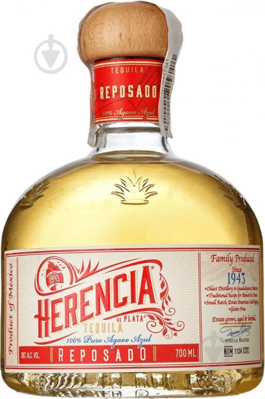 Текила Herencia de Plata Reposado 0,7 л 38% - фото 1