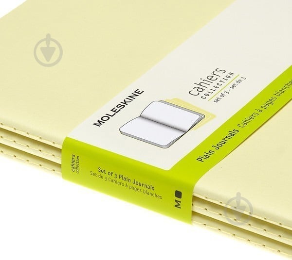 Набір блокнотів неліновані 19 х 25 см CH023M23 жовтий Moleskine - фото 2