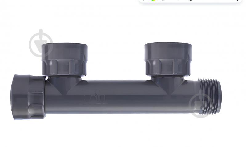 Тройник Rain с накидной гайкой ВР 1" PN 12 2 виходи - фото 1 Тройник Rain с накидной гайкой ВР 1" PN 12 2 виходи - фото 1