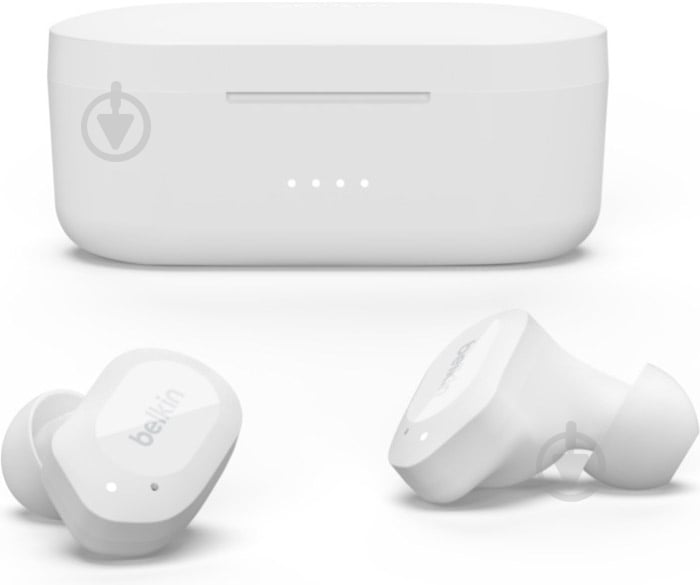 Навушники Belkin Soundform Play True Wireless white (AUC005BTWH) - фото 4