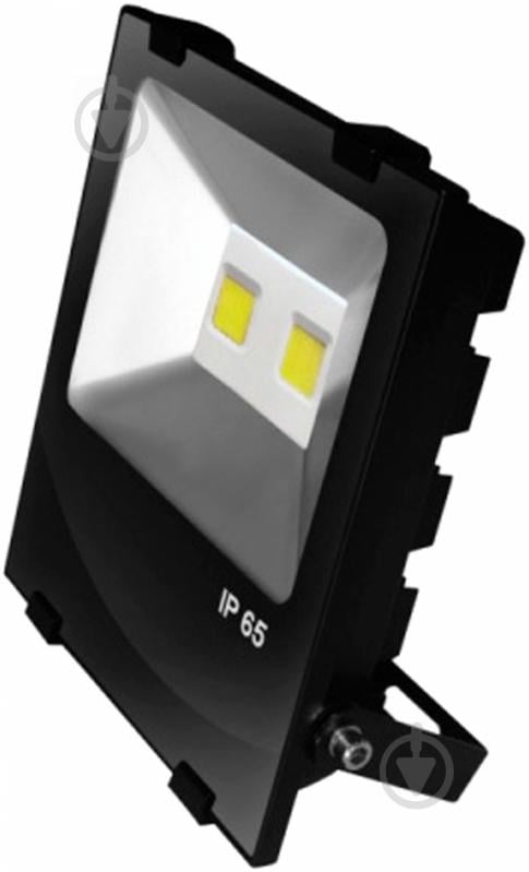 Прожектор Eurolamp с радиатором 100 Вт IP65 черный LED-FLR-COB-100 - фото 1