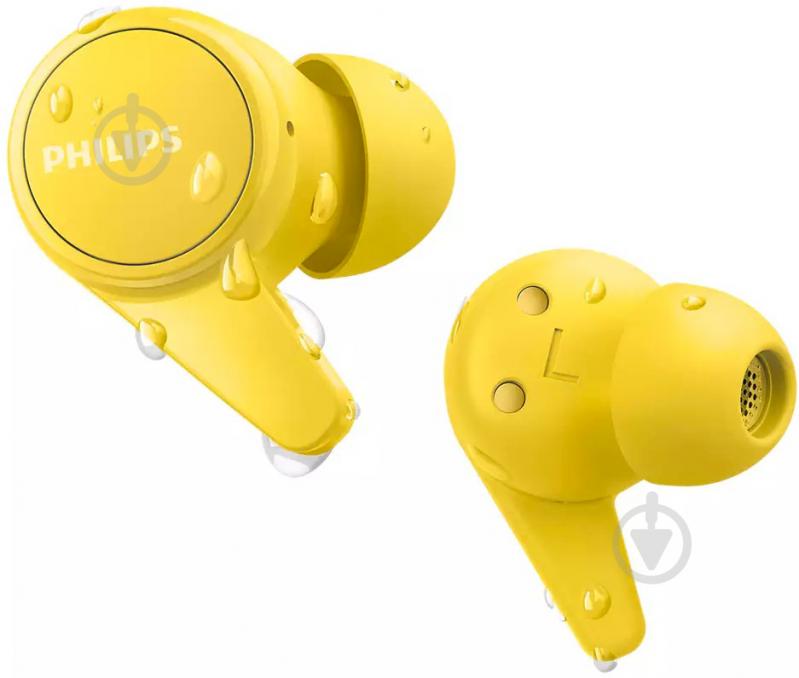 Наушники Philips TAT1207 True Wireless IPX4 yellow (TAT1207YL/00) - фото 5