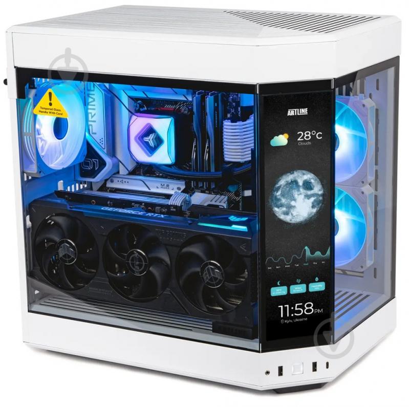 Компьютер Artline Gaming Y60WHITE (Y60Whitev25Win) white - фото 8