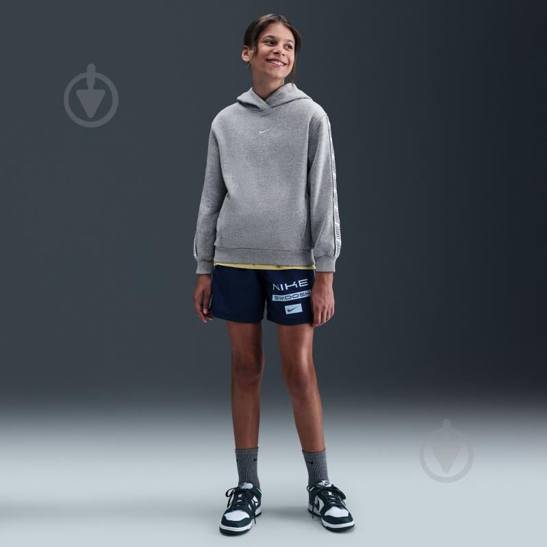 Джемпер Nike K NSW CLUB+ FLC HDY HQ9321-063 р.XL сірий - фото 10