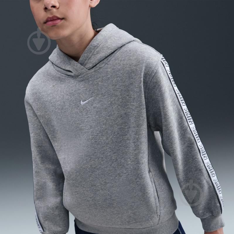 Джемпер Nike K NSW CLUB+ FLC HDY HQ9321-063 р.XL сірий - фото 13