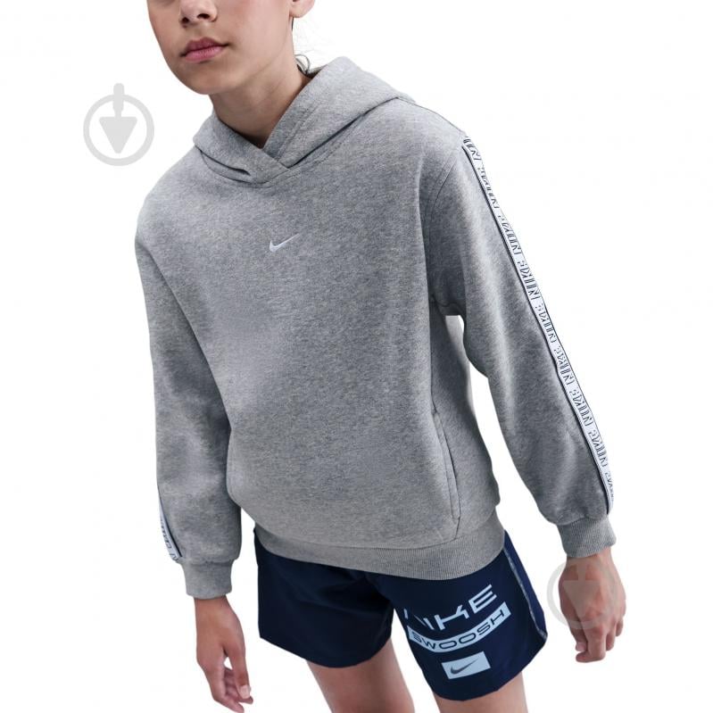 Джемпер Nike K NSW CLUB+ FLC HDY HQ9321-063 р.XL сірий - фото 4