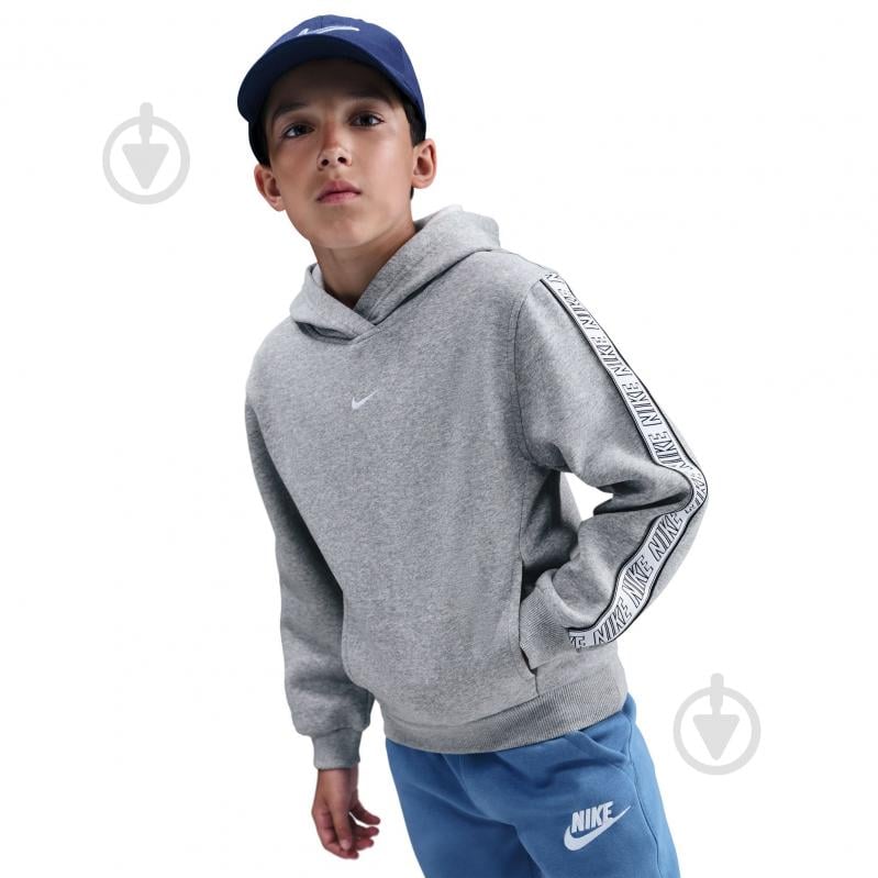 Джемпер Nike K NSW CLUB+ FLC HDY HQ9321-063 р.XL сірий - фото 5