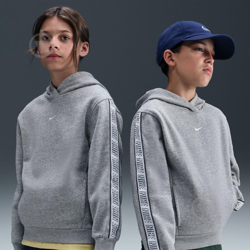 Джемпер Nike K NSW CLUB+ FLC HDY HQ9321-063 р.XL сірий - фото 7