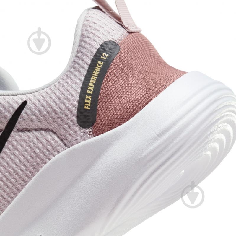 Кроссовки женские демисезонные Nike W FLEX EXPERIENCE RN 12 DV0746-001 р.37,5 розовые - фото 8