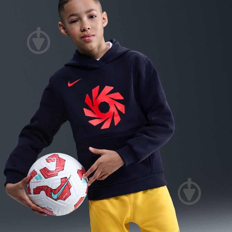 Джемпер Nike EH K NK CLUB FLC HDY -PD HV0221-498 р.XS голубой - фото 11