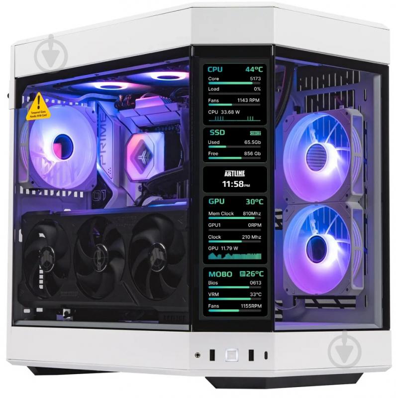 Компьютер Artline Gaming Y60WHITE (Y60Whitev27Win) white - фото 6