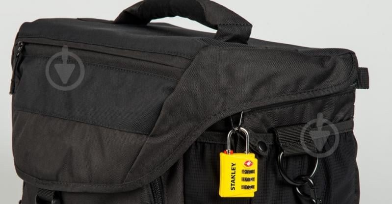 Замок навесной кодовый Stanley с индикатором безопасности TSA S742-056 30 мм 81142393401 желтый - фото 2 Замок навесной кодовый Stanley с индикатором безопасности TSA S742-056 30 мм 81142393401 желтый - фото 2