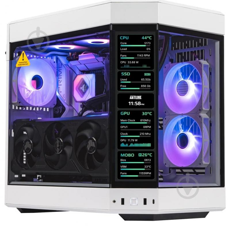 Компьютер Artline Gaming Y60WHITE (Y60Whitev28Win) white - фото 6