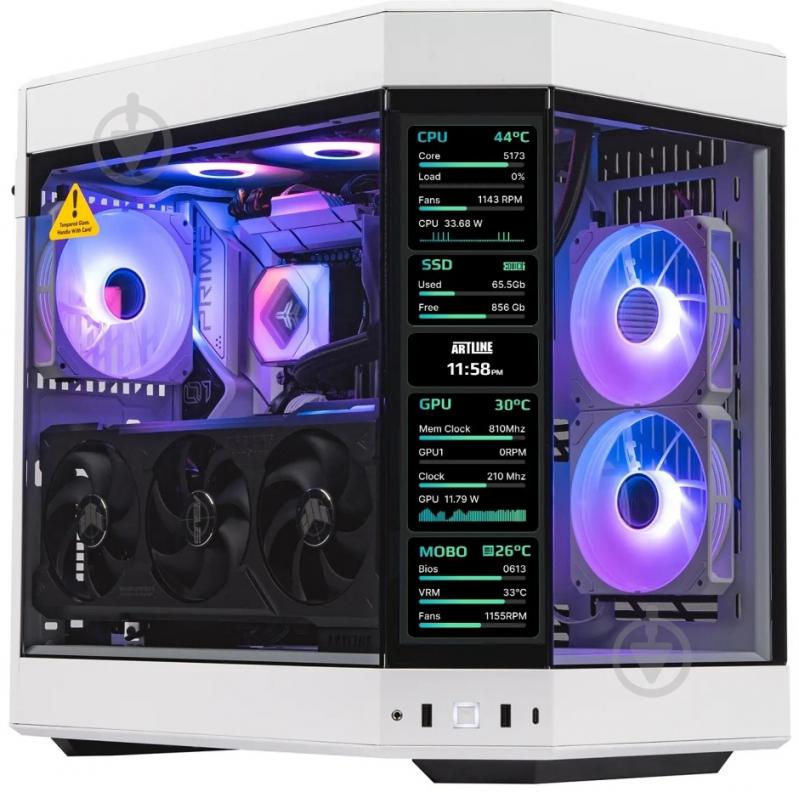 Компьютер Artline Gaming Y60WHITE (Y60Whitev30Win) white - фото 6