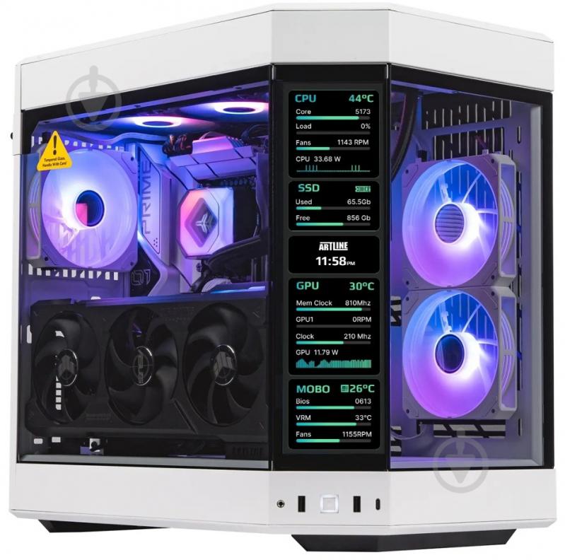 Компьютер Artline Gaming Y60WHITE (Y60Whitev31Win) white - фото 6