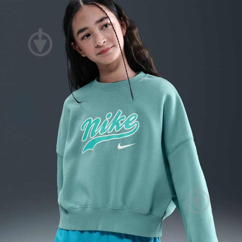 Світшот Nike G NSW TREND FLC CRP CREW IH4308-017 р.S зелений - фото 8 Світшот Nike G NSW TREND FLC CRP CREW IH4308-017 р.S зелений - фото 8