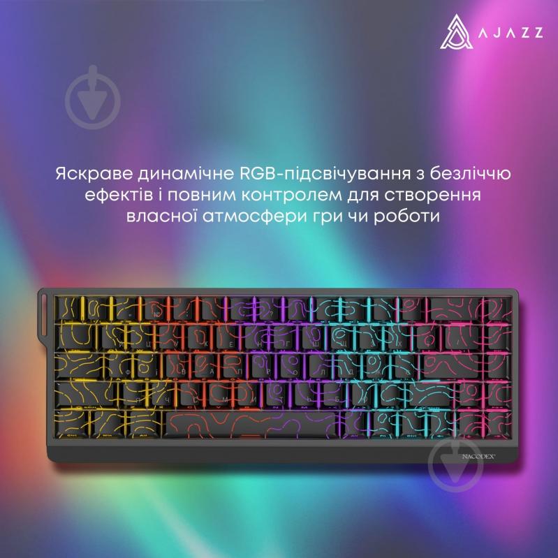 Клавиатура игровая Ajazz (NK68-V2-R-PWB) Red Switch - фото 13